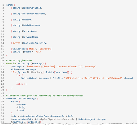 Generation 1 to Generation 2 conversion script